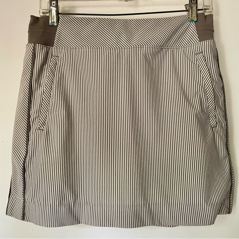 Athleta Brooklyn Striped Skort Skirt